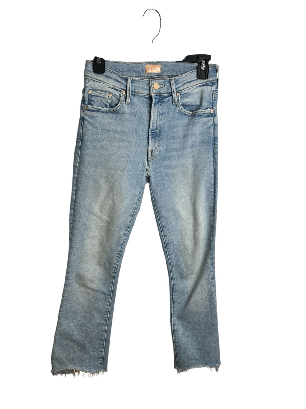 Mother The Insider Crop Step Fray Jeans in Wash Limited Edition Size 26 - Picture 2 of 11